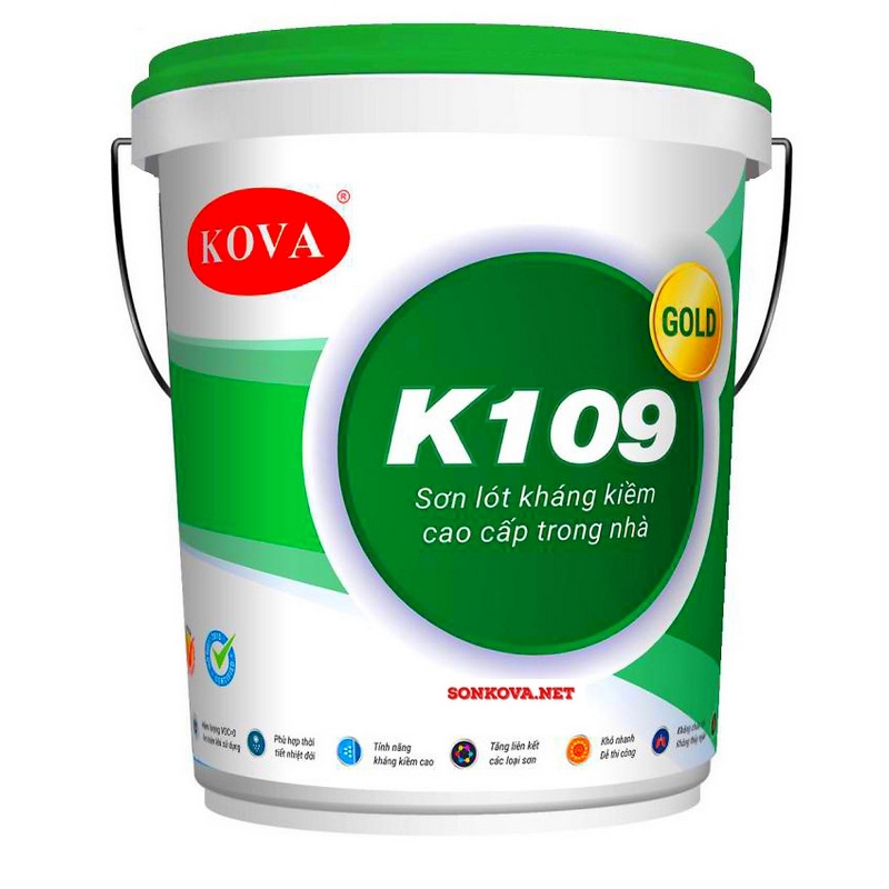 K109 - GOLD Sơn lót kháng kiềm cao cấp trong nhà  20kg