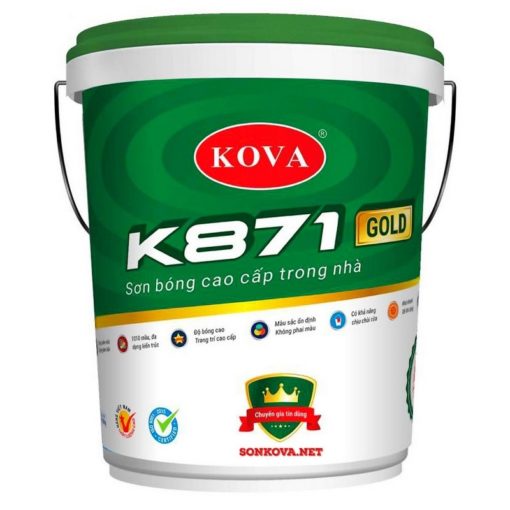 K-871 Sơn bóng cao cấp trong nhà 4kg