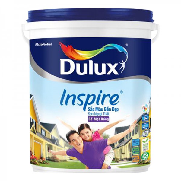 79AB - Dulux Inspire - Sơn bóng ngoại thất - Sắc Màu Bền Đẹp 18L